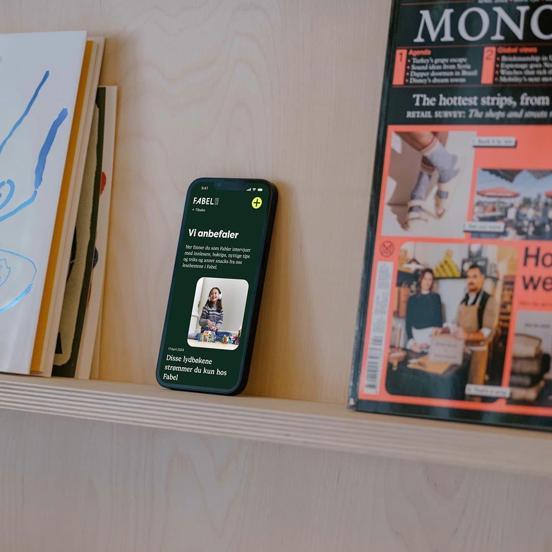 Mobil med Fabel sin app