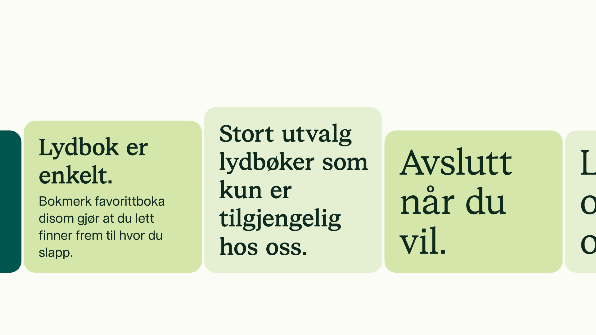 Uttak fra en kampanje hos Fabel