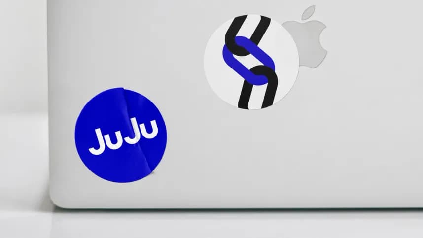 JuJu klistermerke på en mac