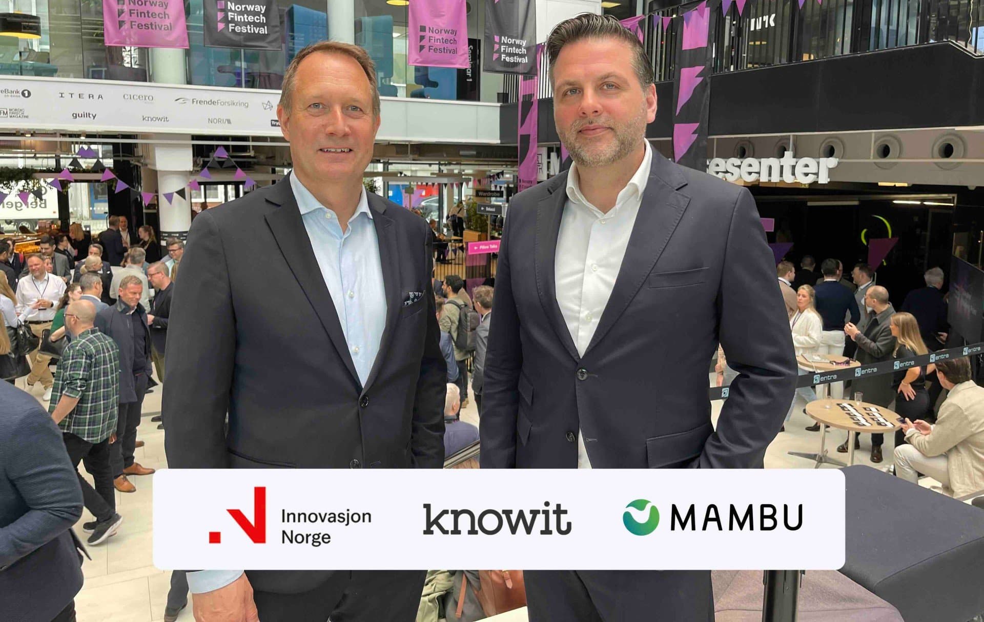 Torbjörn Köhler og Jan-Georg Lehmann, Knowit Financial Solutions.