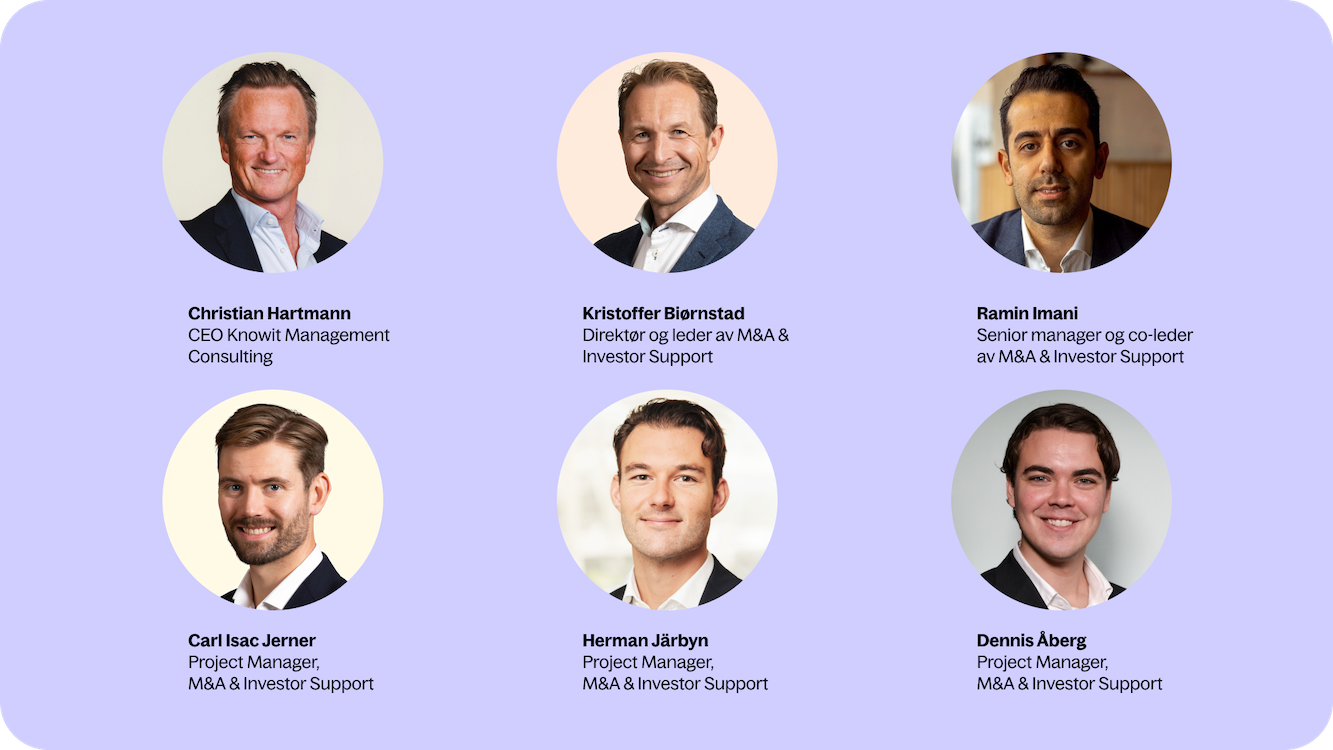 Knowit M&A investor support eksperter