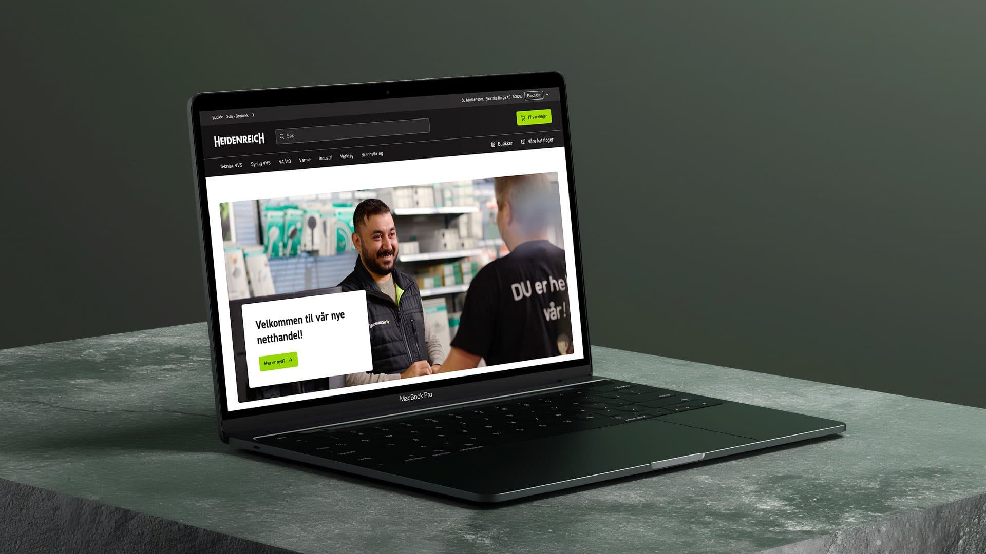 Heidenreich sin nettbutikk på pc