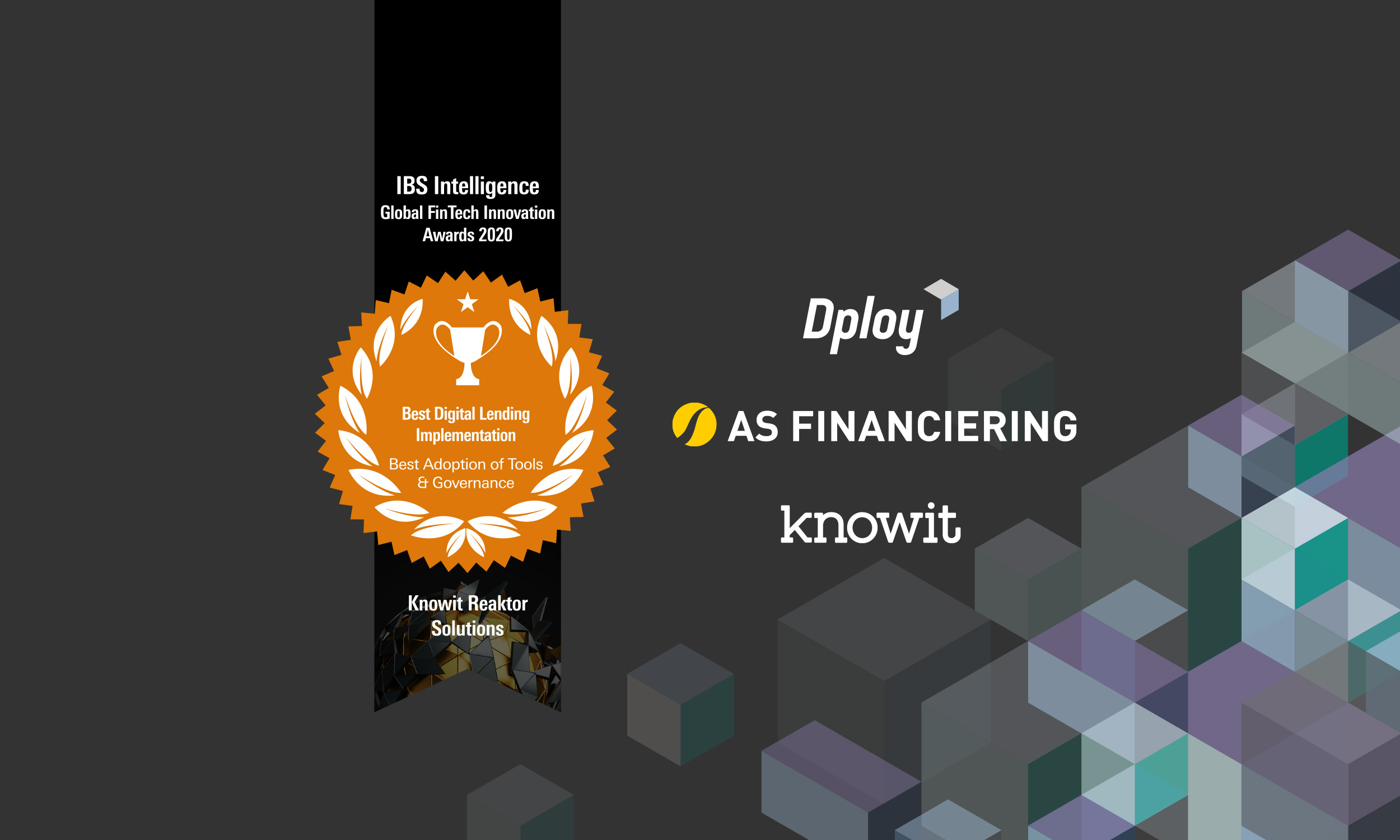 Knowit Dploy Vant internasjonal innovasjonspris for helautomatisk låneprosess